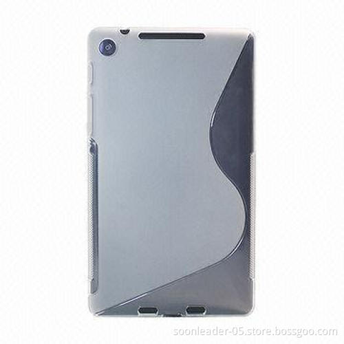 S-shaped TPU case cover for Google Nexus 7 II, various colors available
